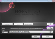 Free Video to BlackBerry Converter screenshot